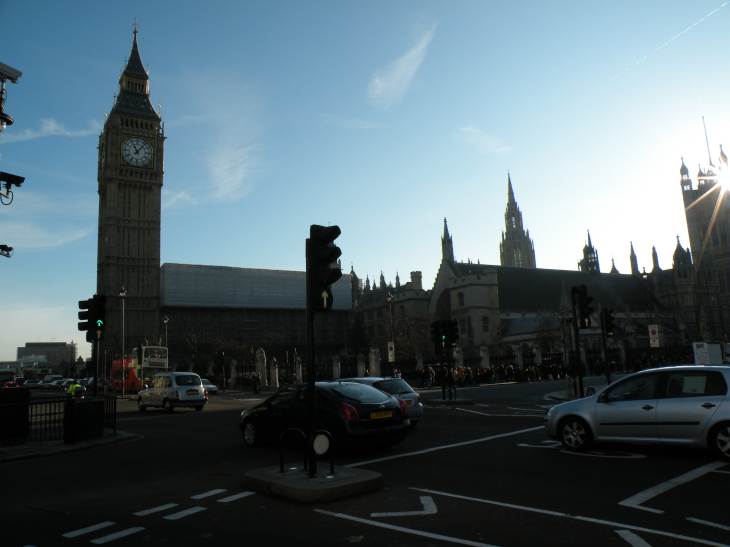  façade ouest du Palais de Westminster